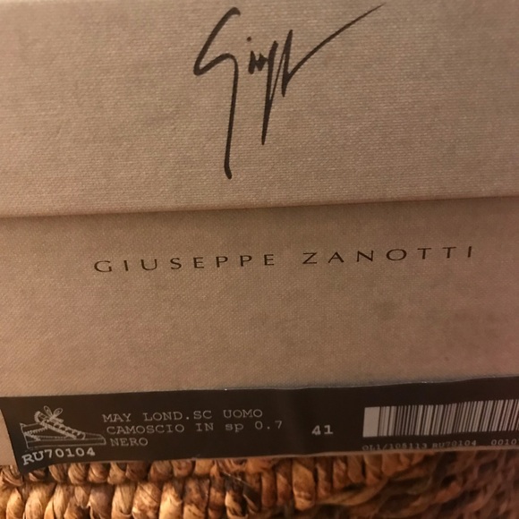 NEW Giuseppe Zanotti Kirk suede mid top sneakers - Picture 6 of 6
